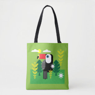 Toucan Tropical Bird Tote Bag