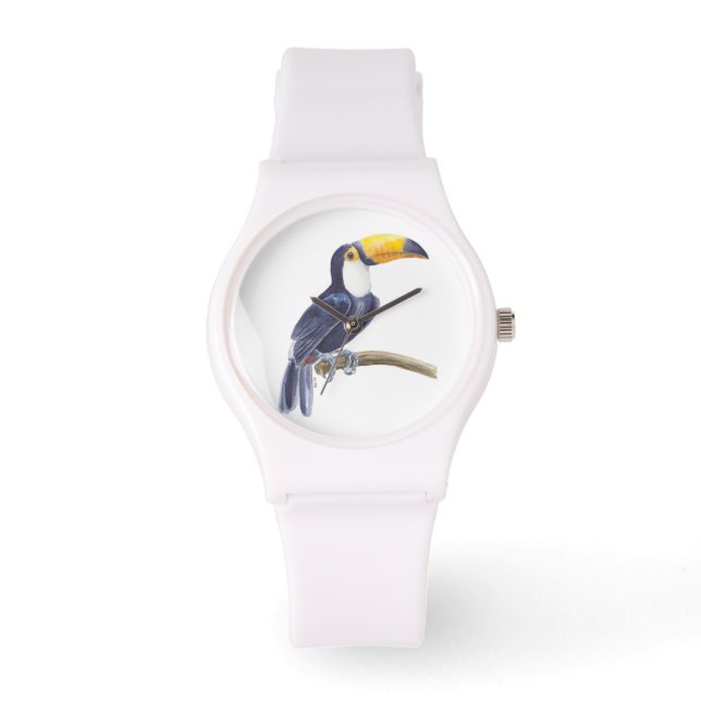Toucan, tropical bird watch (Front)