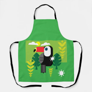 Toucan Tropical Birds Apron