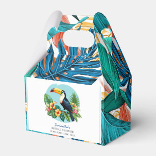 Toucan Tropical Rain forest Bridal Shower Favour Box