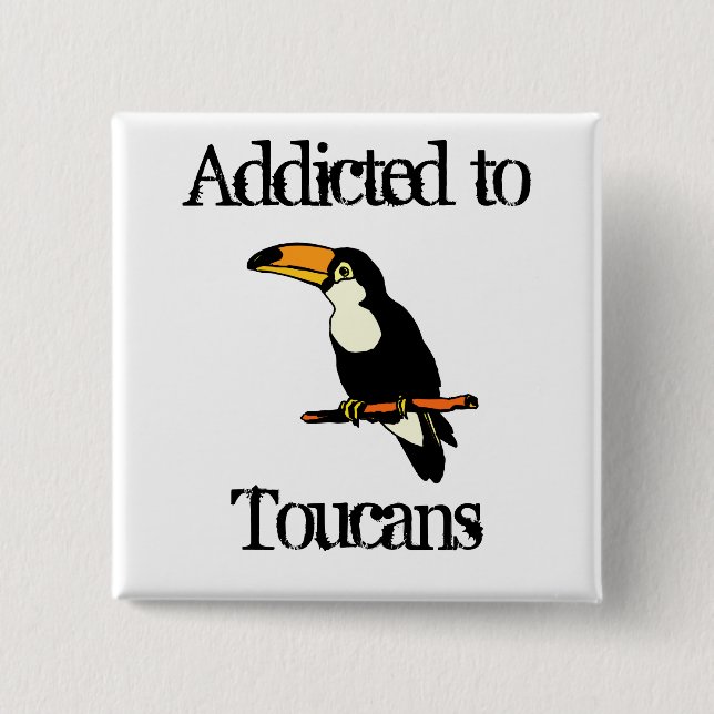 Toucans 15 Cm Square Badge (Front)