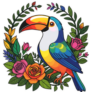 Toucans: Colourful Avian Wonders of the Neotropics Tri-Blend Shirt
