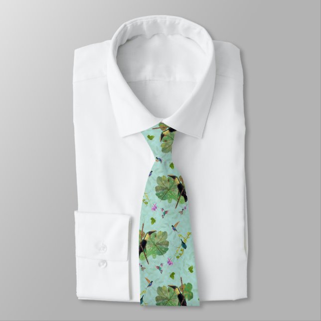 Toucans in Paradise Tie (Tied)