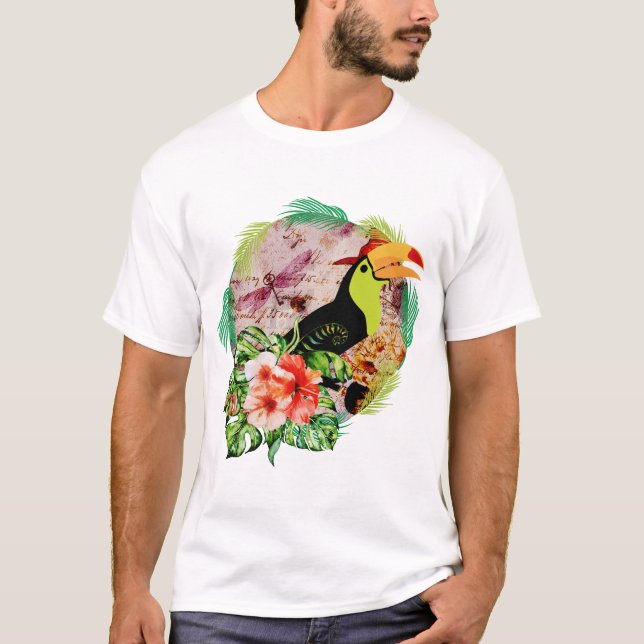 Toucan's Magic - Tropical Bird Witchcraft T-Shirt (Front)