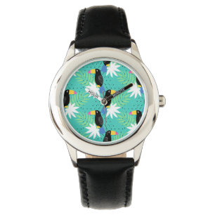 Toucans On Teal Watch