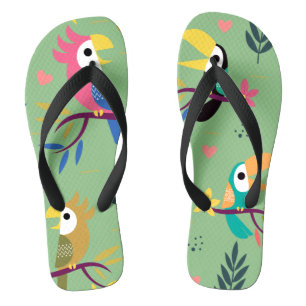 Toucans & Parrots Thongs
