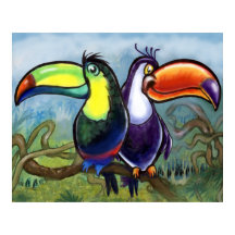 Toucans Poster