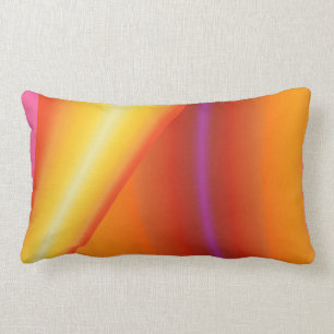 Touch 2 Fine Fractal Art Lumbar Cushion