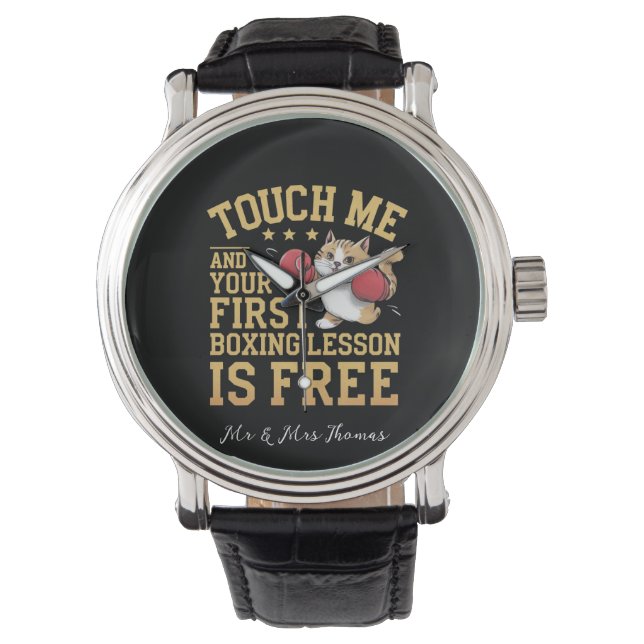 Touch Me and Your First Boxing Lesson is Free  Watch (Front)