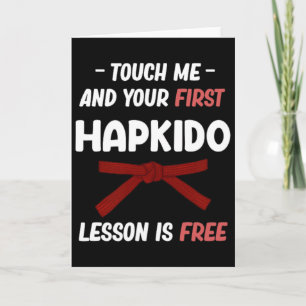 Touch Me And Your First Hapkido Lesson Is Free Jiu Card