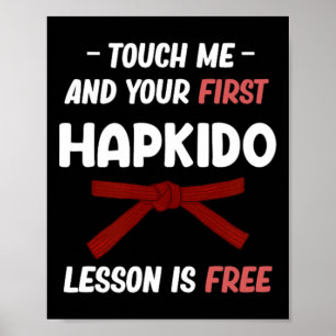 Touch Me And Your First Hapkido Lesson Is Free Jiu Poster