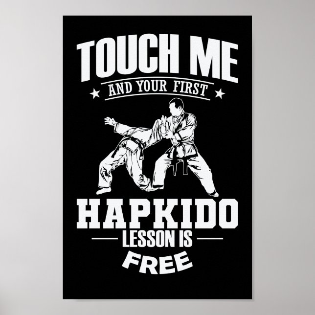 Touch Me and Your First Hapkido Lesson is Free Poster (Front)
