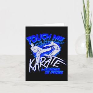 Touch Me And Your First Karate Lesson Is Free Gift Card