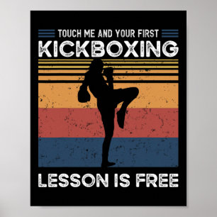 Touch Me And Your First Kickboxing Lesson Is Free  Poster