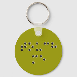 Touch Me (Braille) Keychain