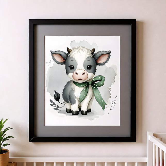 Touch of Colour Nursery Farm Animals Cow Poster (Creator Uploaded)