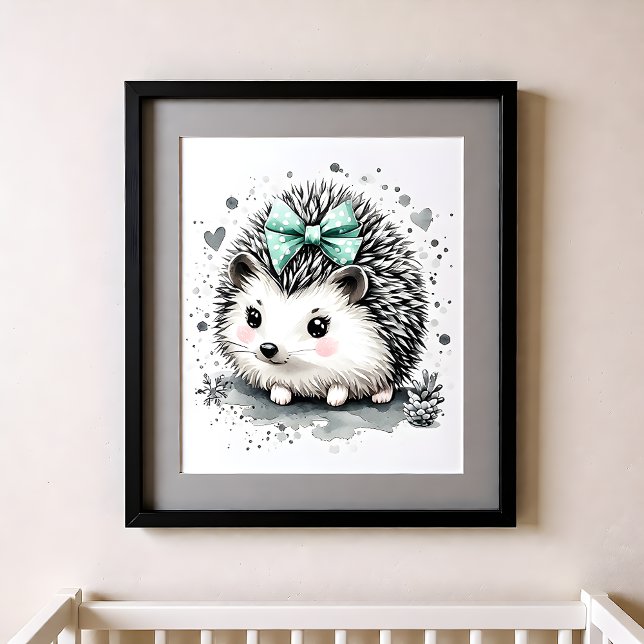 Touch of Colour Nursery Forest Animals Hedgehog Poster (Creator Uploaded)