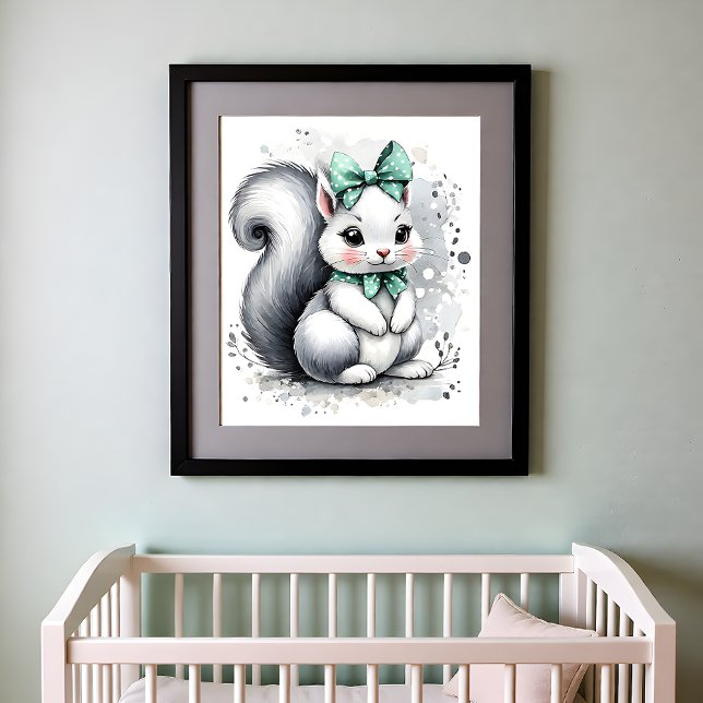 Touch of Colour Nursery Forest Animals Squirrel Poster (Creator Uploaded)