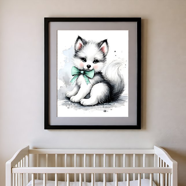 Touch of Colour Nursery Forest Animals Wolf Poster (Creator Uploaded)