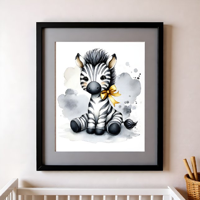 Touch of Colour Nursery Jungle Animals Zebra Poster (Creator Uploaded)