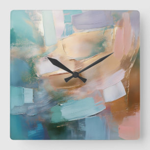 Touch of dawn square wall clock