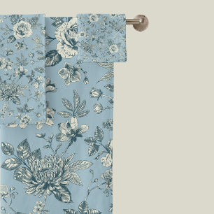 Touch of Elegance Garden Toile Bath Towel Set