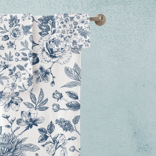 Touch of Elegance Garden Toile Bath Towel Set (Creator Uploaded)