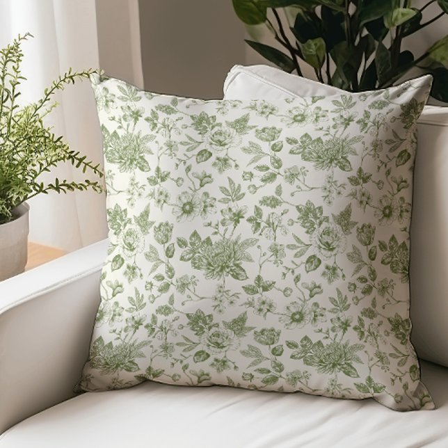 Touch of Elegance Garden Toile Cushion (Creator Uploaded)