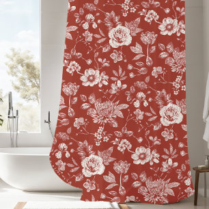 Touch of Elegance Garden Toile Shower Curtain