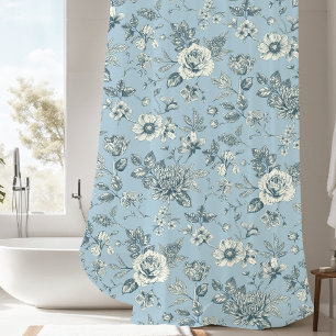 Touch of Elegance Garden Toile Shower Curtain
