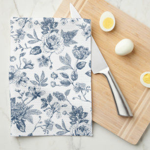 Touch of Elegance Garden Toile Tea Towel