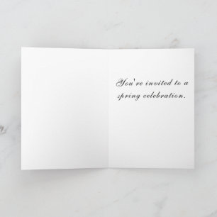 Touch of Spring Folded Greeting Card