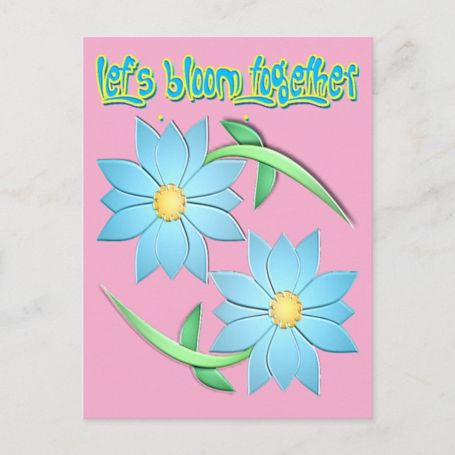 touch of springtime postcard (Front)