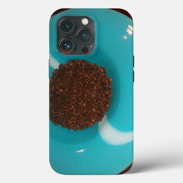 Touch of the Sea: A Cyan Bowl of Coffee Case-Mate iPhone Case (Back)
