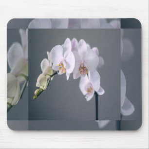 Touch of White Flowers Mouse Pad