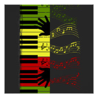 Touch the Rhythm – Colourful Piano Keys Music Art