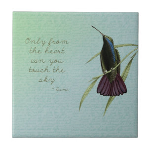 Touch the Sky Hummingbird Ceramic Tile
