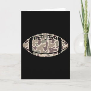 Touchdown American Footll Game Day Thanksgiving Ca Card