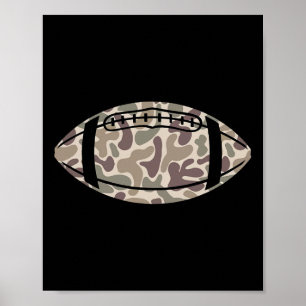 Touchdown American Footll Game Day Thanksgiving Ca Poster