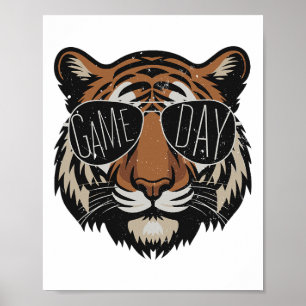 Touchdown American Footll Game Day Thanksgiving Ti Poster