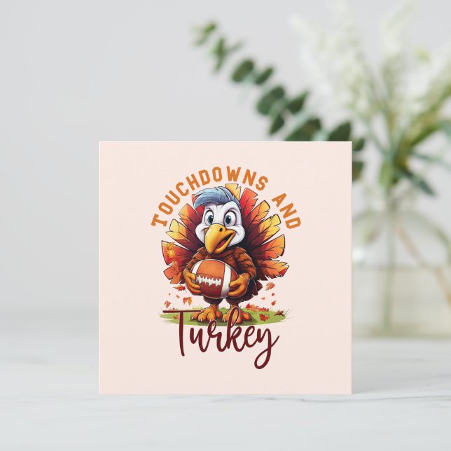 Touchdown and Turkey Thanksgiving (Standing Front)