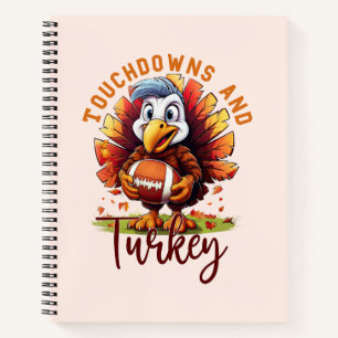 Touchdown and Turkey Thanksgiving Notebook
