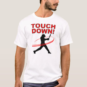 Touchdown Baseball Funny T-shirt