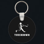 Touchdown Baseball Humor Funny Touchdown Baseball  Key Ring<br><div class="desc">Touchdown Baseball Humor Funny Touchdown Baseball Mix-up</div>