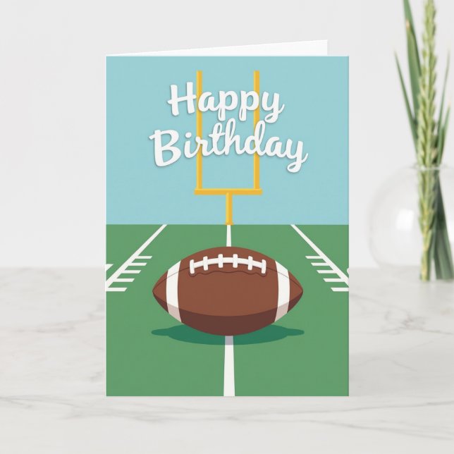 Touchdown Birthday Card (Front)