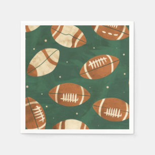 Touchdown Boy Football  Napkin