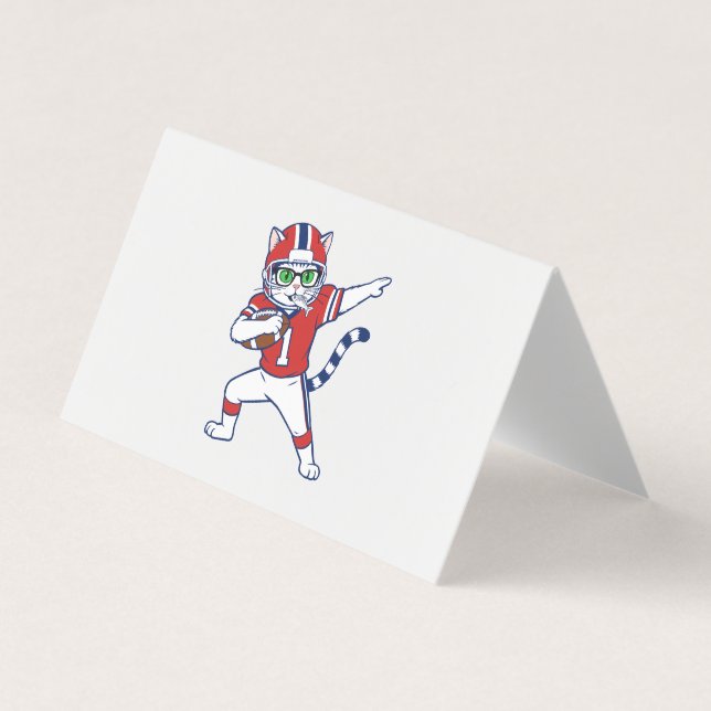 Touchdown Cat  Business Card (Front)