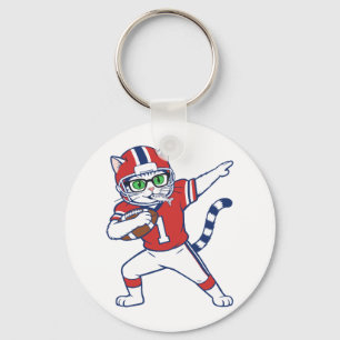 Touchdown Cat Key Ring