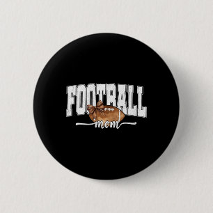 Touchdown Season American Footll Mom Game Day Than 6 Cm Round Badge