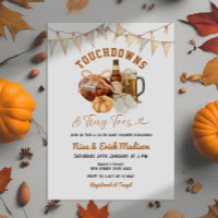 Touchdown Tiny Toes Football Couples Baby Shower